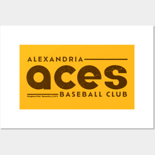 Defunct Alexandria Aces Minor League Baseball 1974 Posters and Art